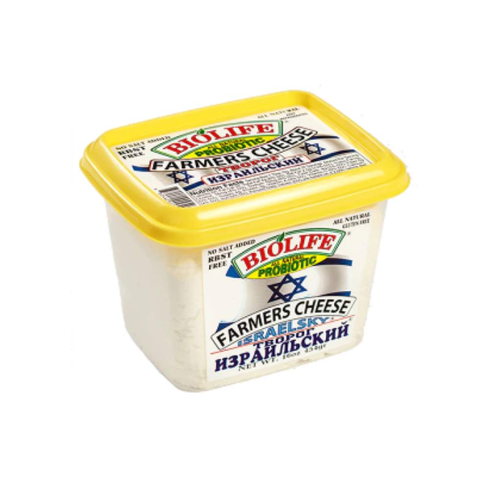 Biolife Farmers Cheese Israelsky 16oz