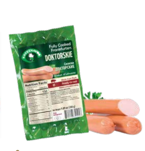 Doktorskie Frankfurters 280g