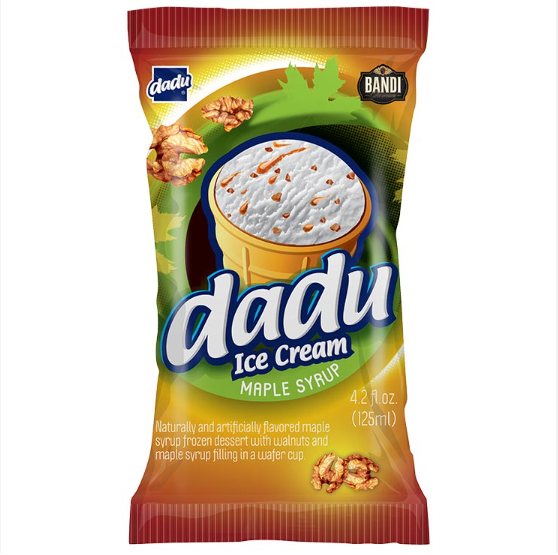 Dadu Ice Cream Maple Syrup & Walnut 125ml