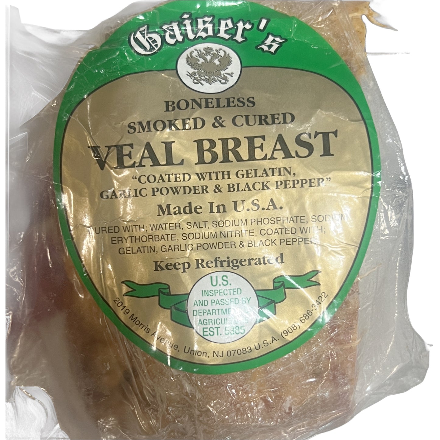 Gaiser's Veal Breast Roll LB