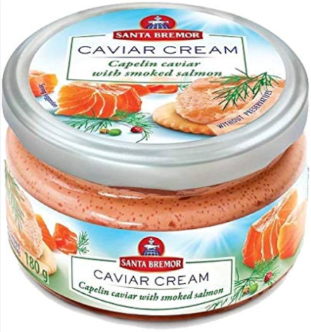 Santa Bremor Caviar Cream With Smoked Salmon 180g