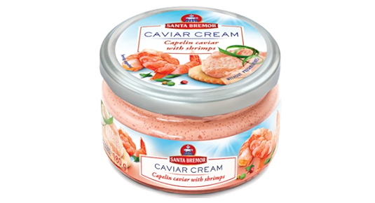 Santa Bremor Caviar Cream With Shrimps 180g