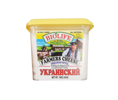 Biolife Farmers Cheese Ukrainskiy 16oz