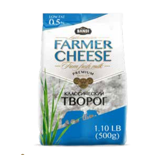 Farmer's Cheese Classic Low Fat 0.5% 500g