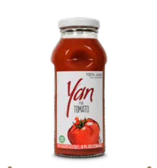 Yan Pure Tomato Juice 8 fl oz