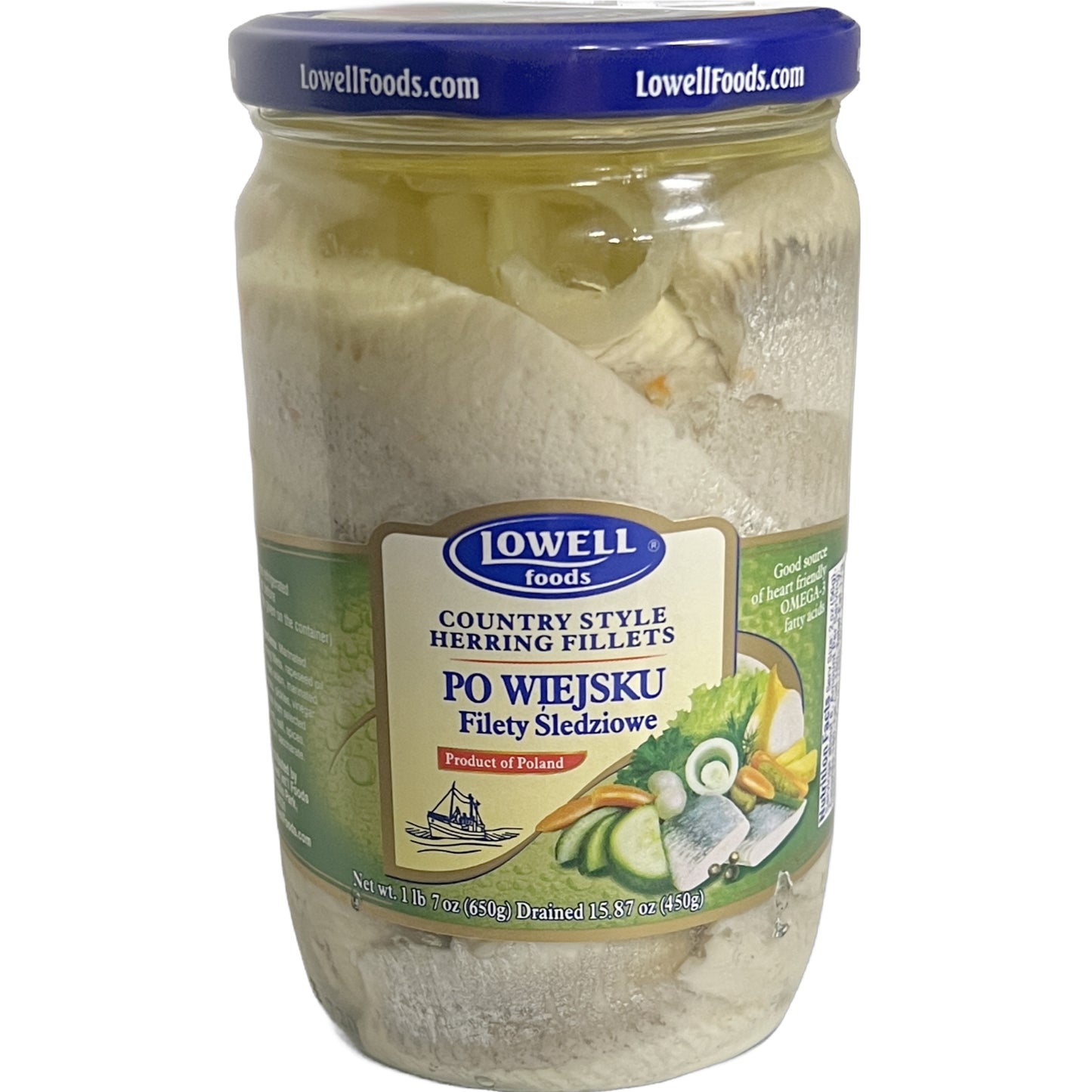 Lowell Herring Fillet Po Wiejsku 700g