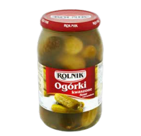 Rolnik Sour Cucumbers 900 ml