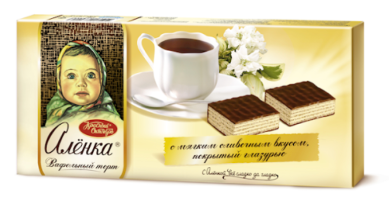 Alenka Glazed Wafer Cake 250 g