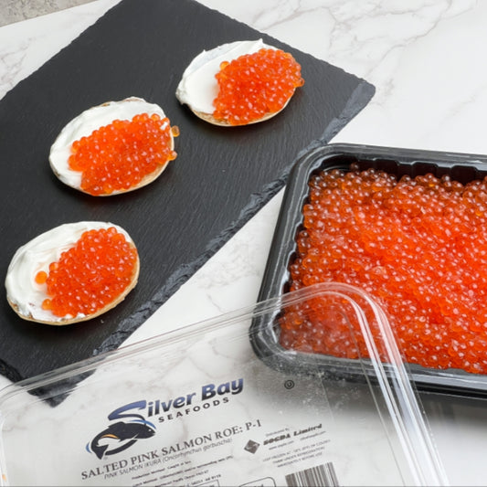 Red Caviar Chum Salmon First Grade Silver Bay 500g