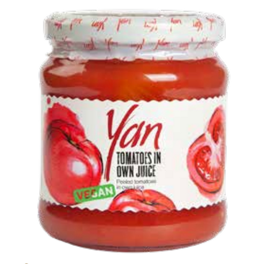 Yan Tomatoes in Own Juice 16 oz