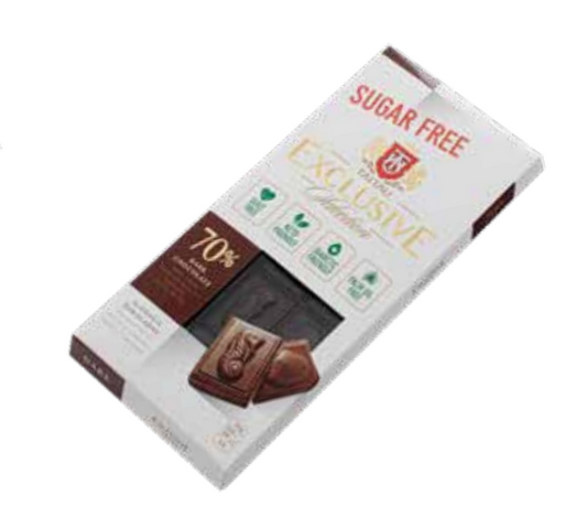 Tai Tau Sugar Free Exclusive 70% Dark Chocolate 100 g