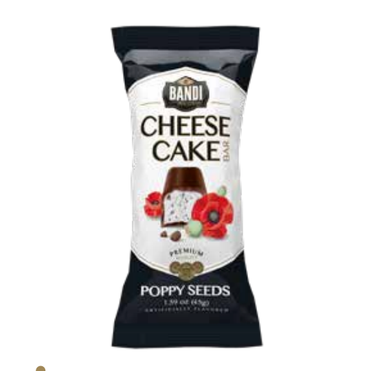 Bandi Cheesecake Bar Poppy Seed 45g