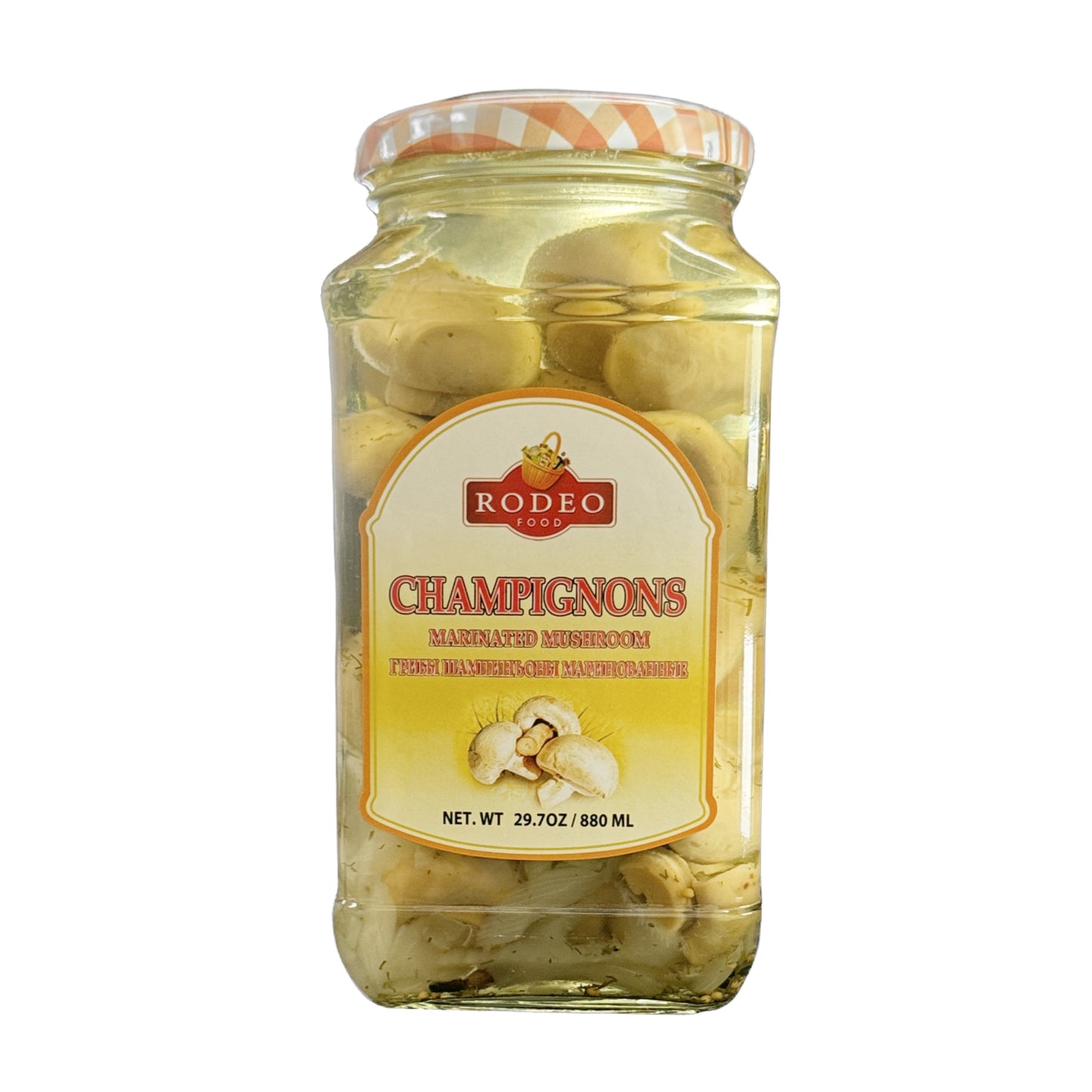 Rodeo Marinated Mushrooms Champignons 880ml