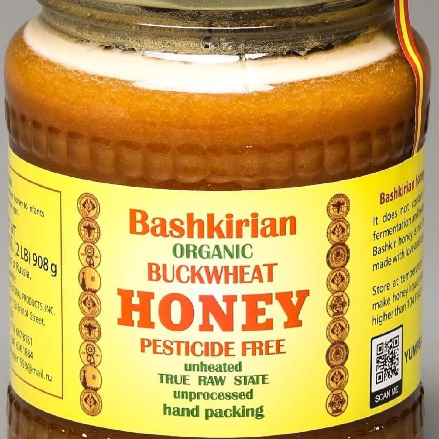 Bashkirian Organic Buckwheat Honey 908g