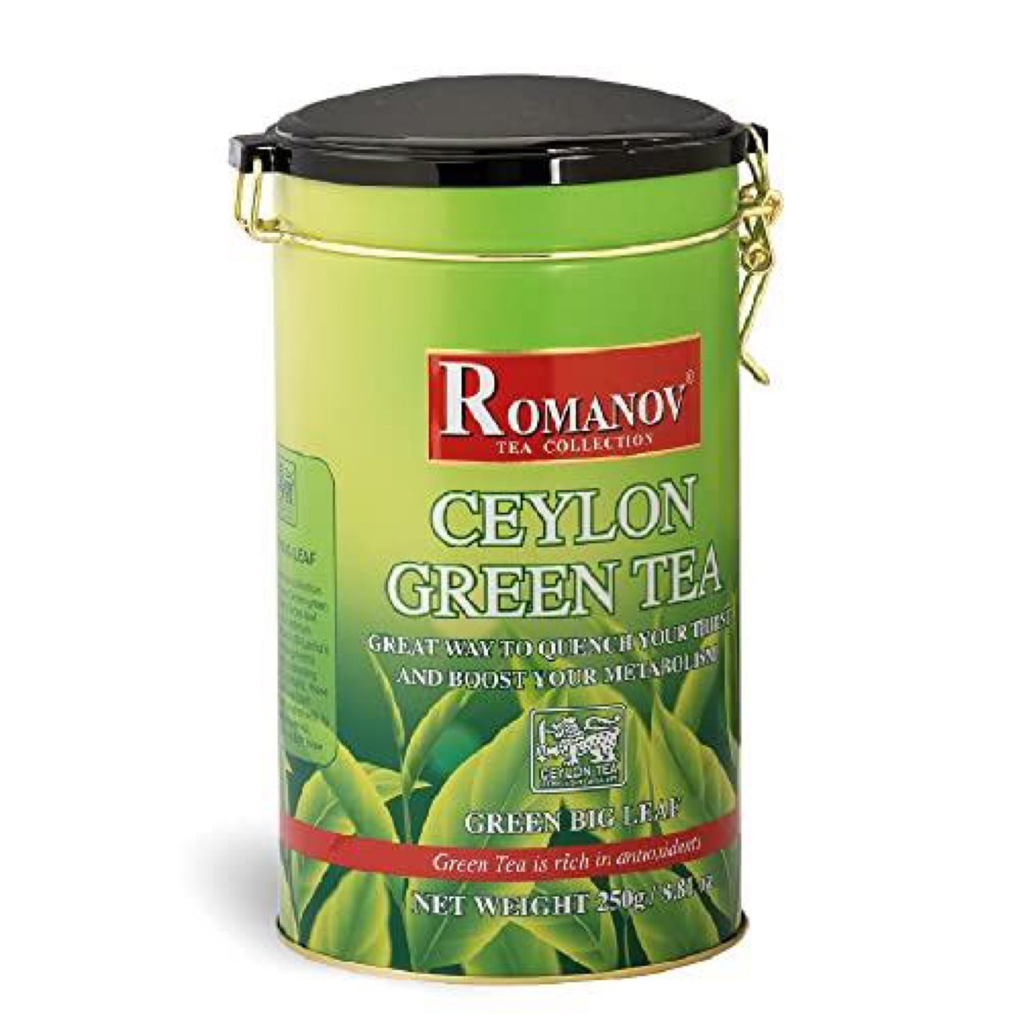 Romanov Tea Ceylon Green Tea Green Big Leaf 250g