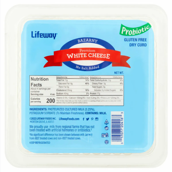 Lifeway White Cheese Bazarny