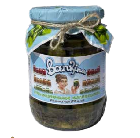 Bankina Marinated Cucumbers 720g