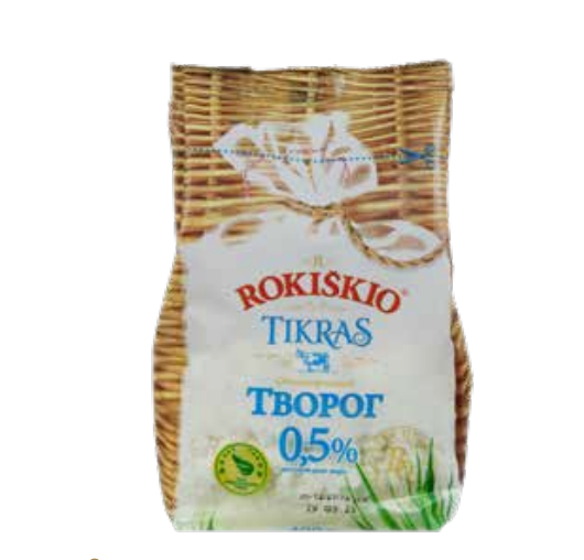 Rokiskio Farmers Cheese 0.5% 400 g