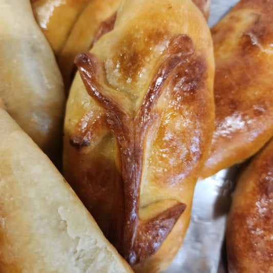 Pirozhok With Cabbage Baked