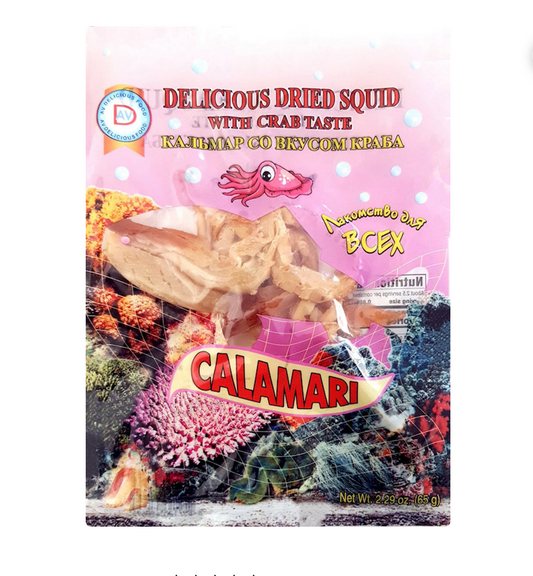 AV Delicious Dried Calamari W/ Crab 65g