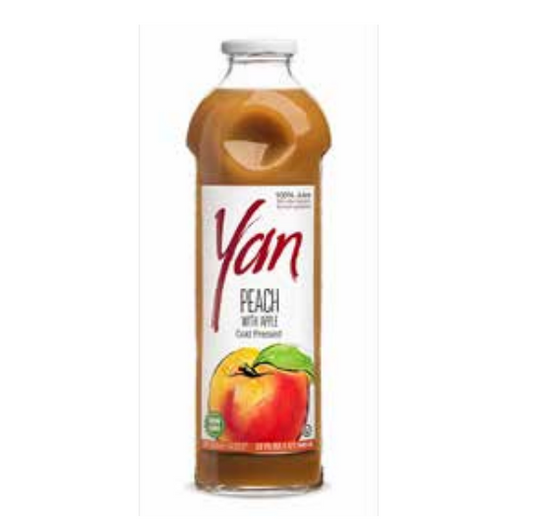 Yan Peach Juice with Apple 32 fl oz