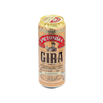 Smetoniska Gira Kvass Carbonated Beverage Can 0.5 L